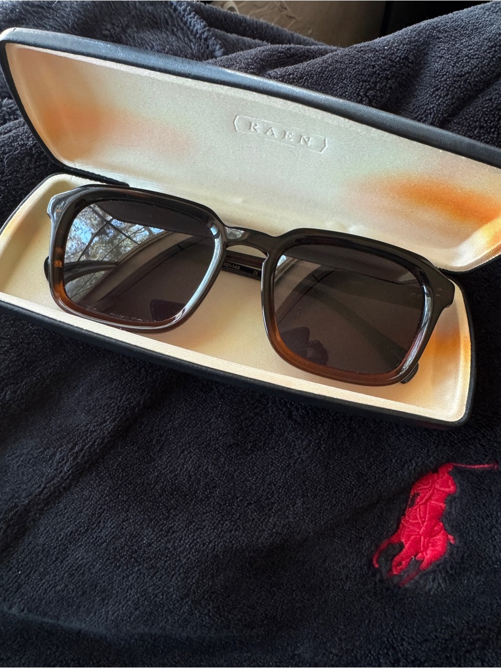 RAEN Burel Sierra Tortoise Square Sunglasses 54-21-145